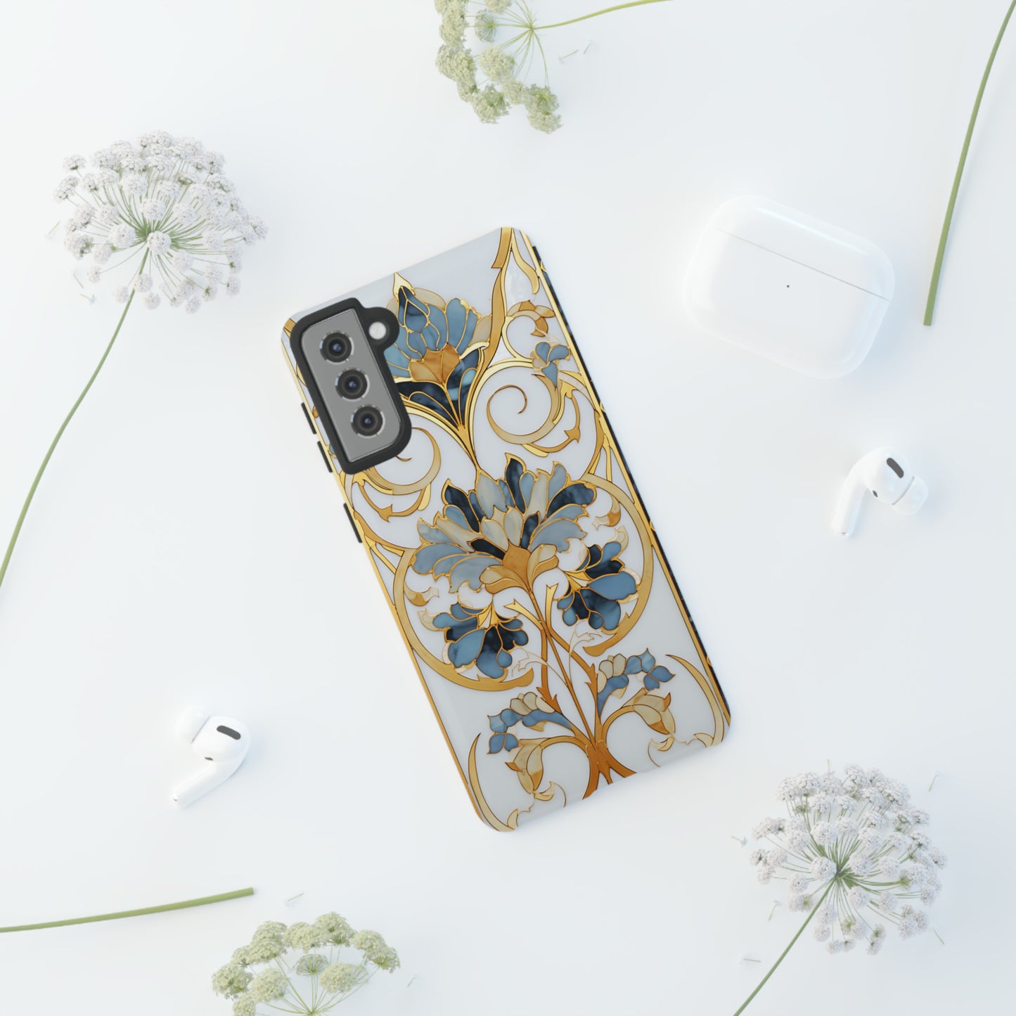 Art Deco Floral Gold