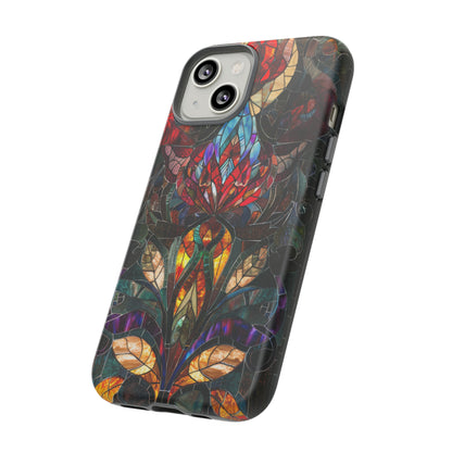 Art Deco Stained Glass floral Phone Case