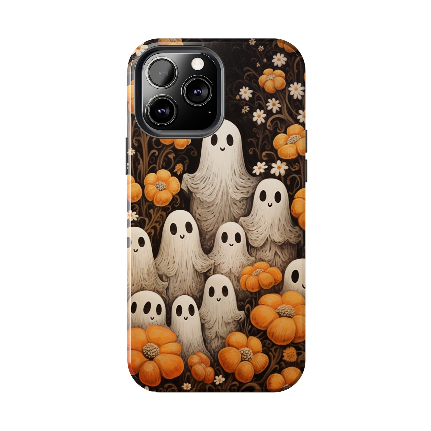 Ghostly Greetings: "Boo Trick or Treat" | Spooky Halloween Spirits iPhone Case