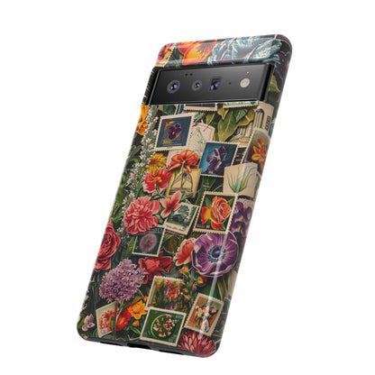 Vintage Floral Stamps Phone Case