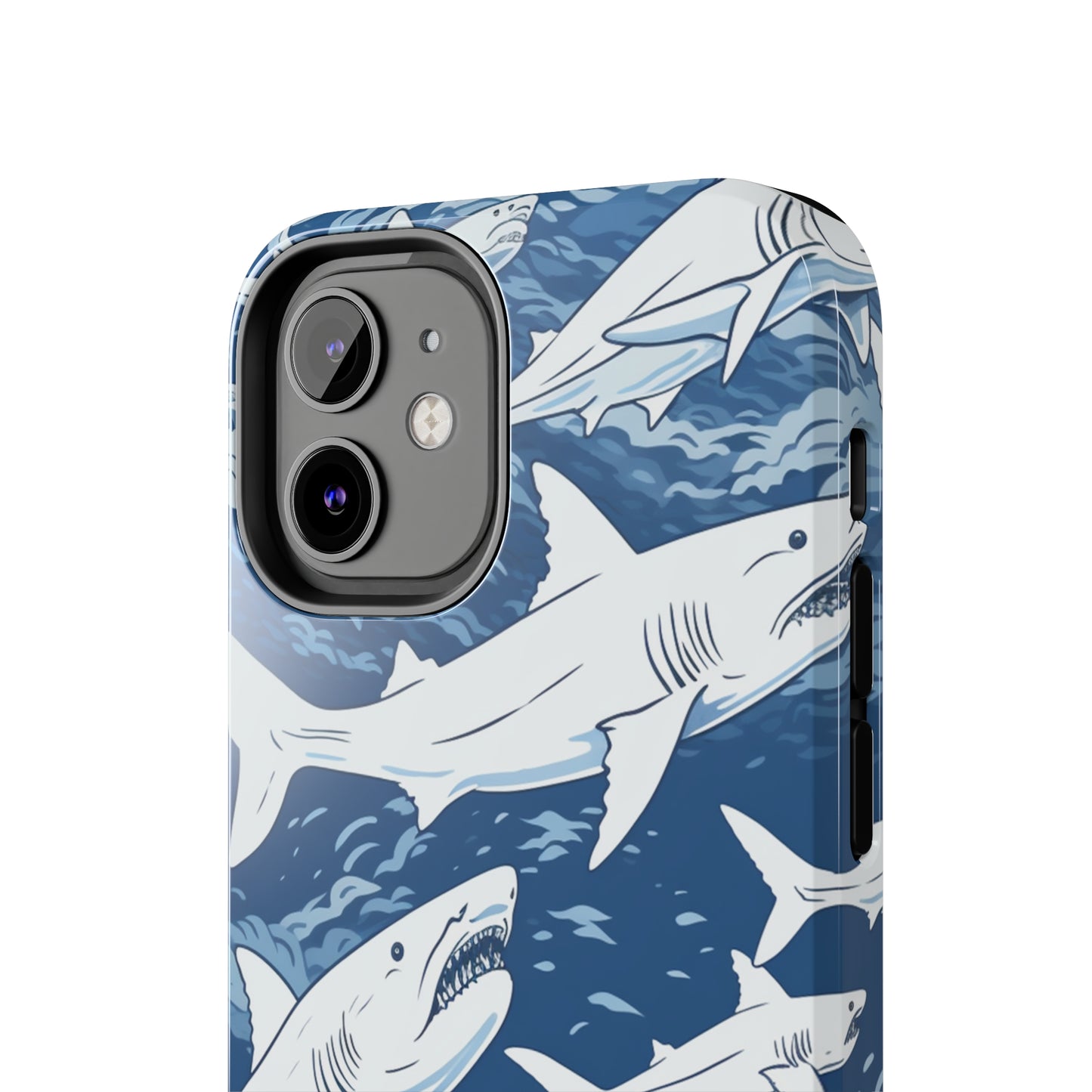 Shark Design: Dive into the Depths with an Aquatic Adventure iPhone Case