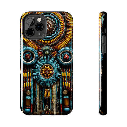 Native American Beadwork iPhone Case | Crafted Elegance with Cultural Heritage