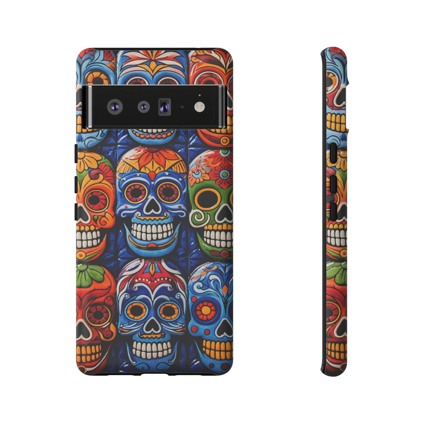 Day of the Dead Mexican Talavera Tile