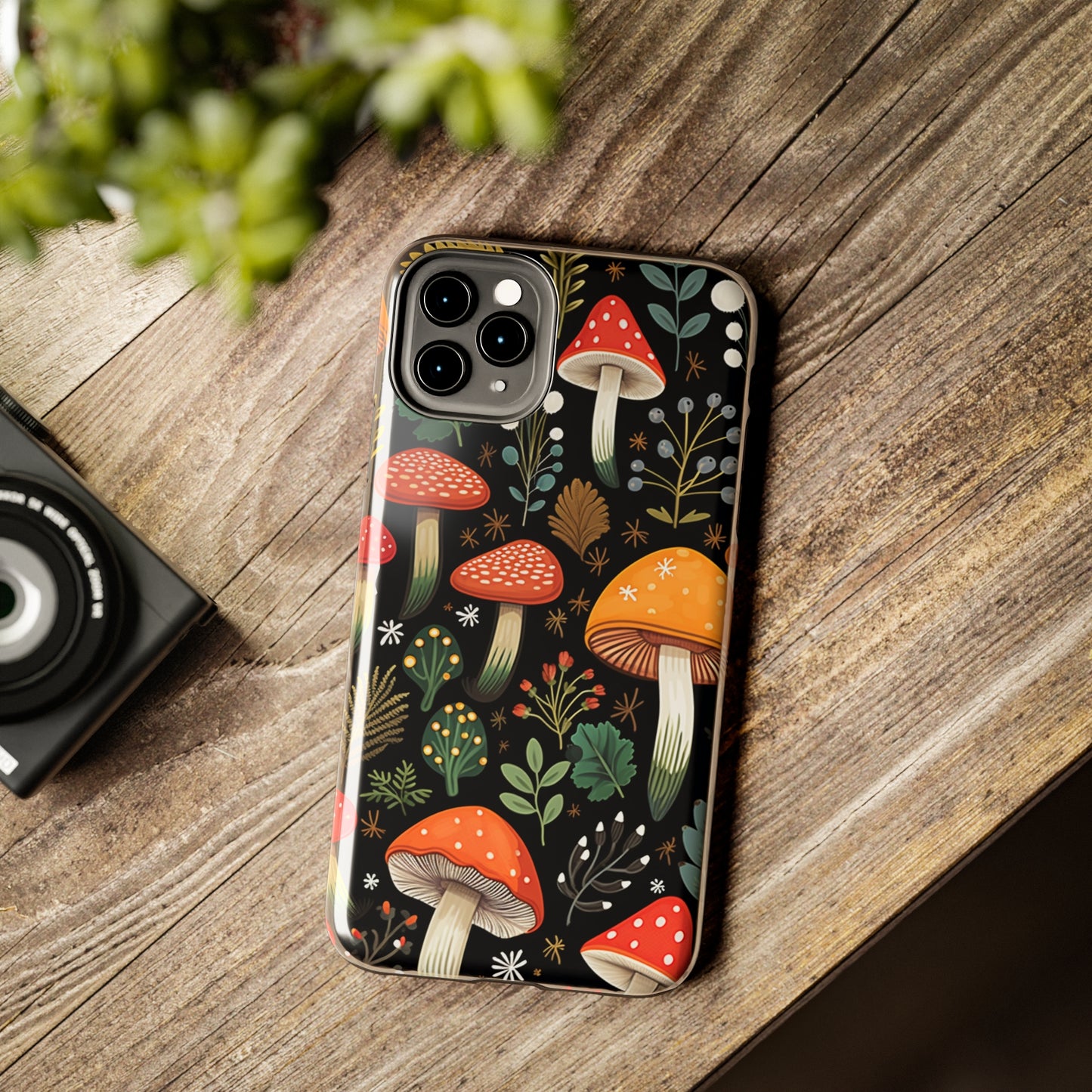 Psychedelic Magic Mushrooms Phone Case | Dive into Vintage Vibes