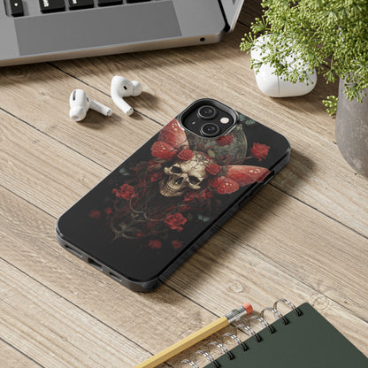 Deadhead Moth Gothic Dark Academia iPhone Case | Embrace Mysterious Elegance