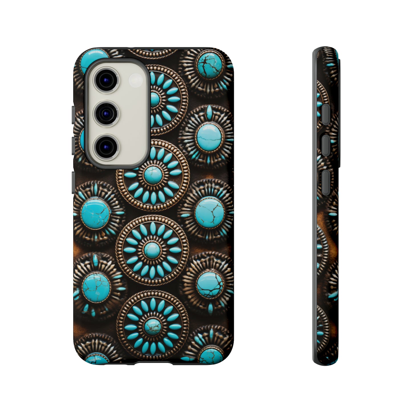 Vintage Navajo Native American Turquoise Concho Phone Case