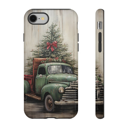 Christmas Pickup Truck Phone Case for iPhone