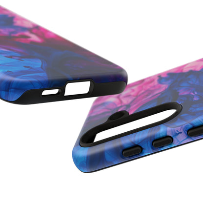 Magenta and Blue Color Explosion Phone Case