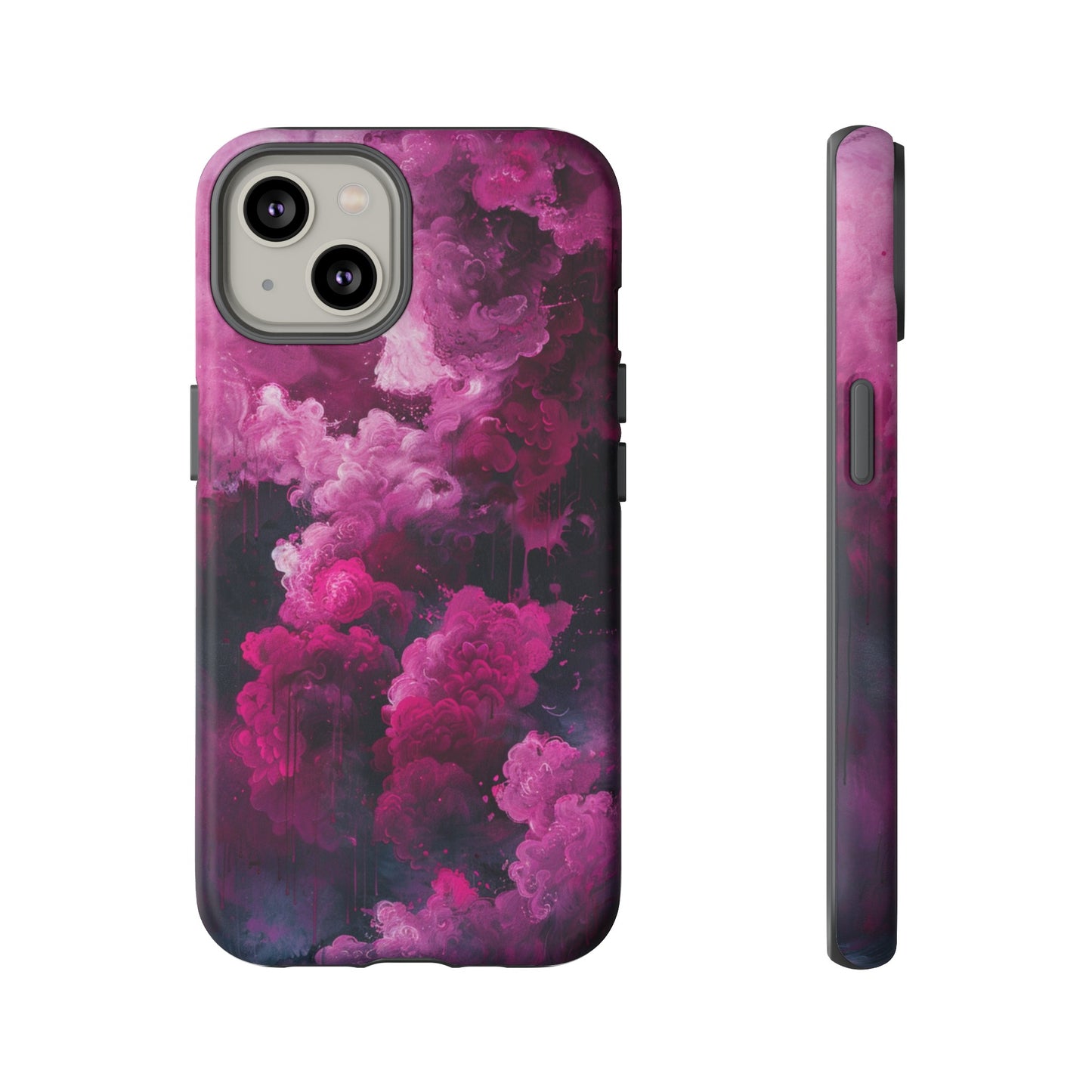 Magenta and Blue Color Explosion Phone Case