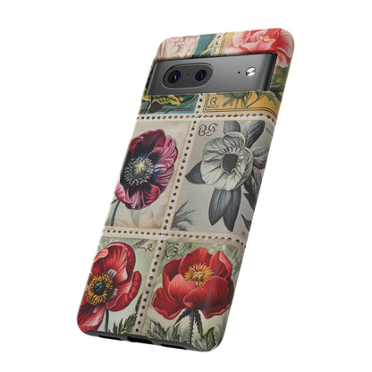 Vintage Floral Stamps Phone Case