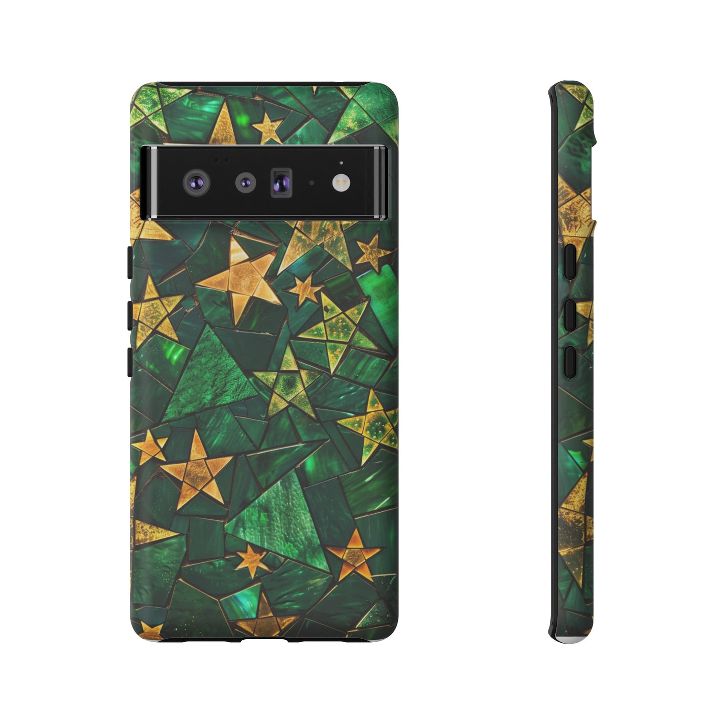 Green Celestial Stained Glass Mosaic Phone Case