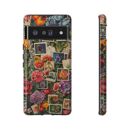 Vintage Floral Stamps Phone Case