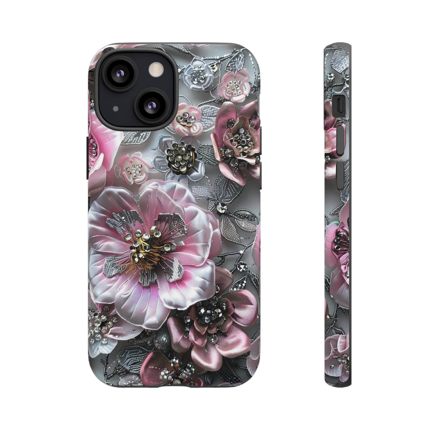 Coquette Aesthetic Floral Art iPhone 15 Case