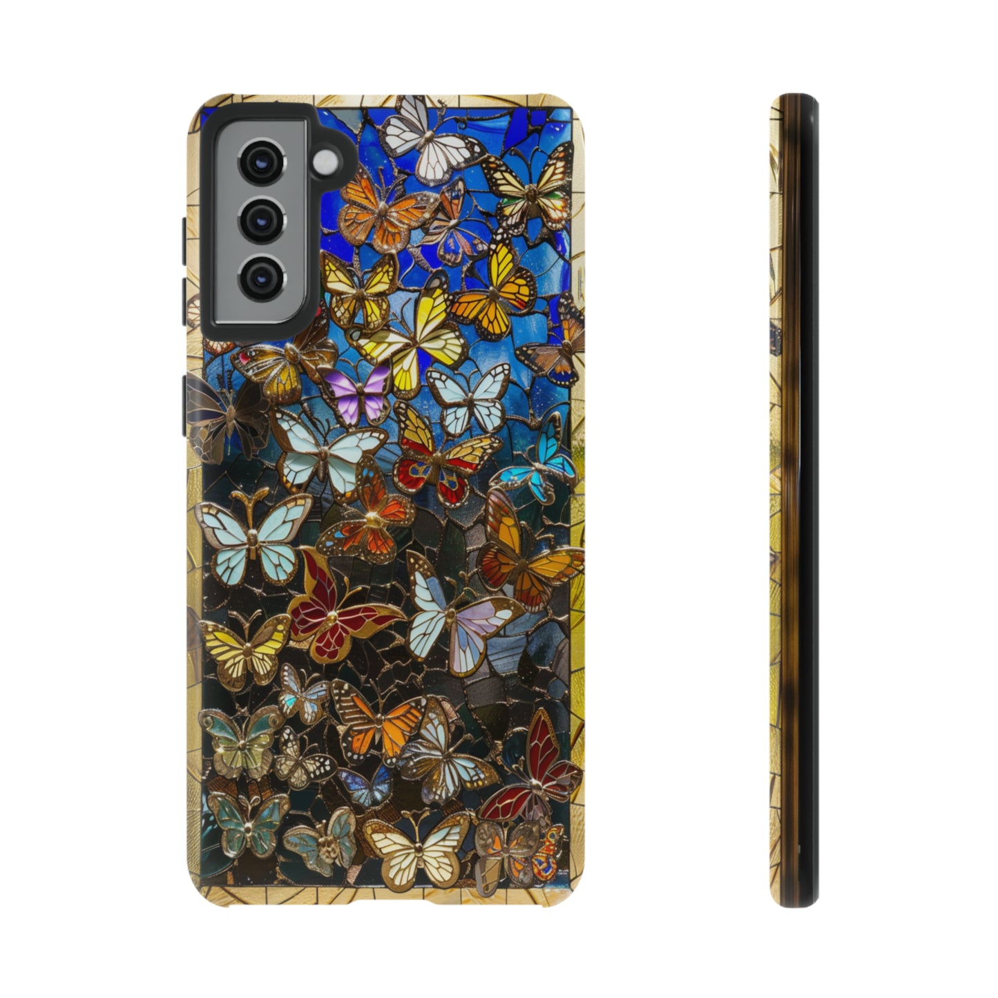 Butterfly Flower Garden Painting Phone Case