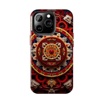 Mystical Visions: Psychedelic Tibet Mandala | Buddhist iPhone Case