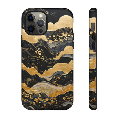 Chiyogami Mountains Tough Phone Case fits Galaxy S23 S22 S21 S20 Plus Ultra | Iphone 14 13 12 11 8 Pro Max Mini | Pixel 7 6 Pro 5 | Japanese