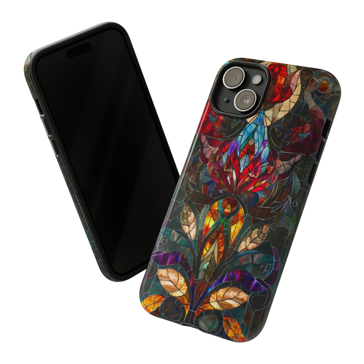 Art Deco Stained Glass floral Phone Case