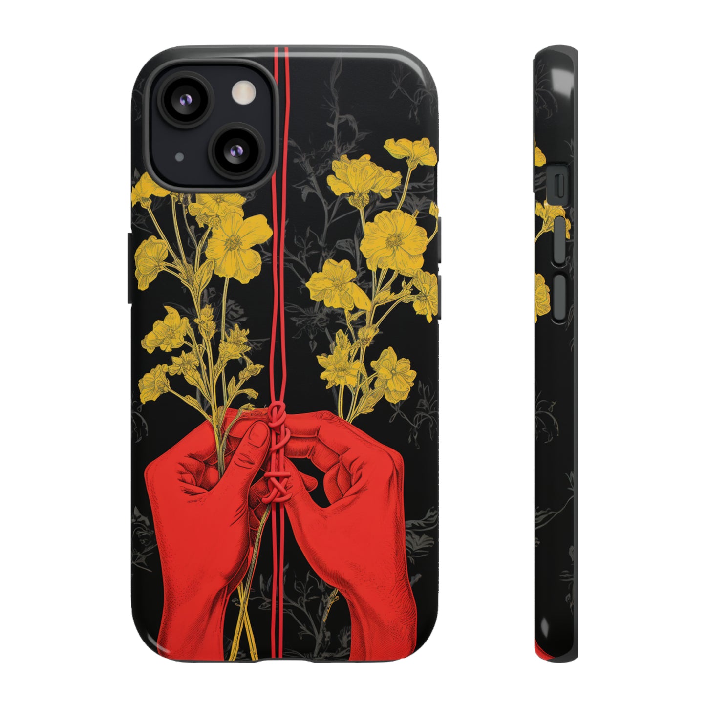 We Are All Connected Floral Phone Case