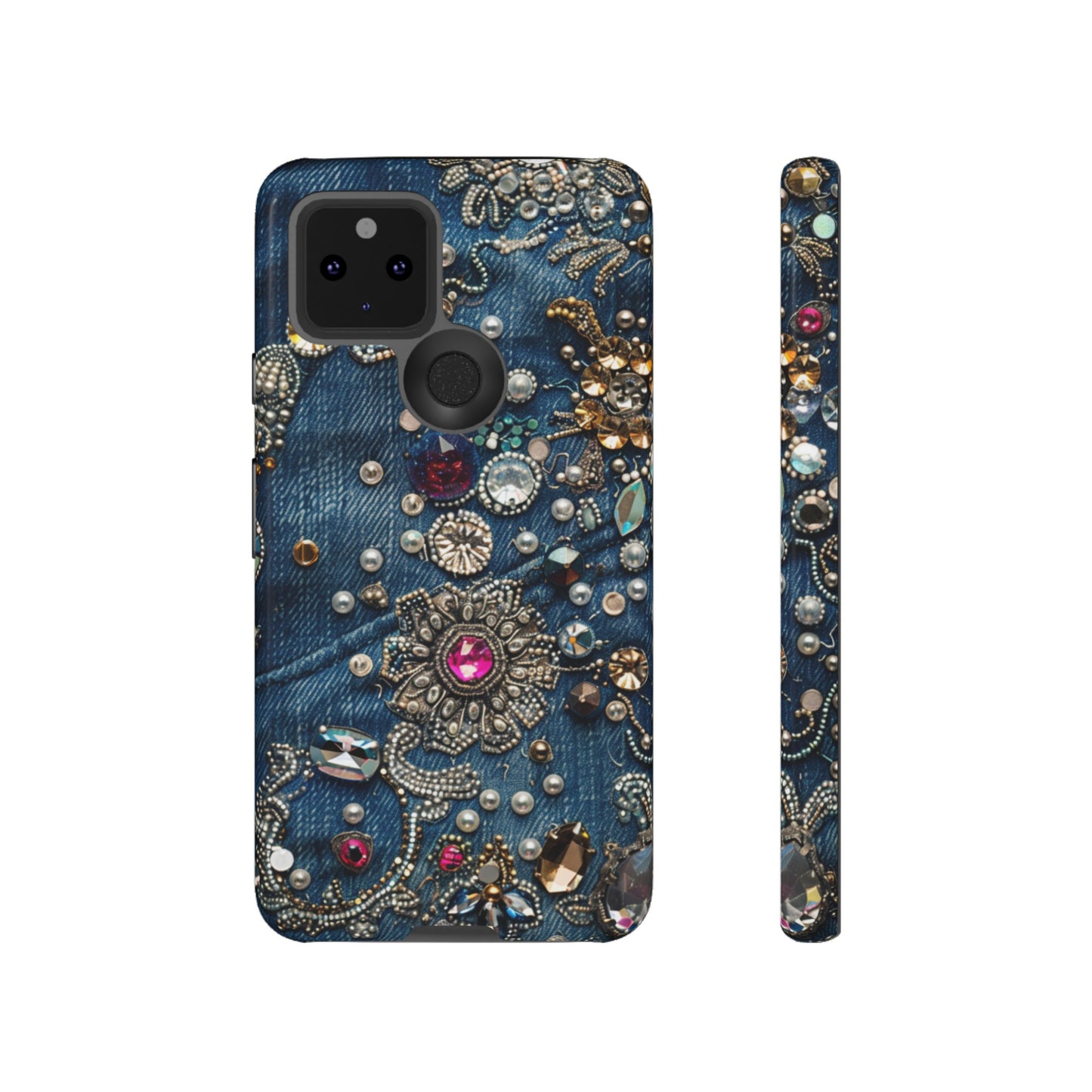 Blue Jean Queen Rhinestone Bling Phone Case