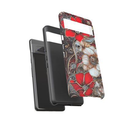 Stained Glass Floral Paisley Explosion Phone Case