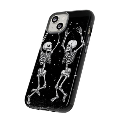 Halloween Dancing Skeletons iPhone Case