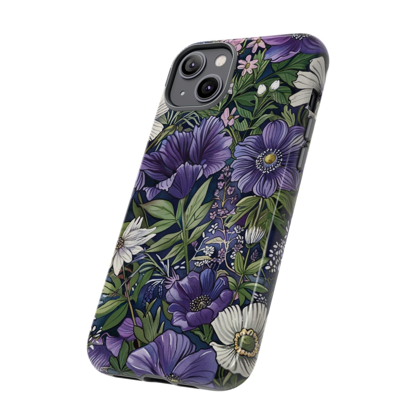 Floral Sage Purple Wildflower Phone Case