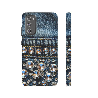 Blue Jean Queen Rhinestone Bling Phone Case