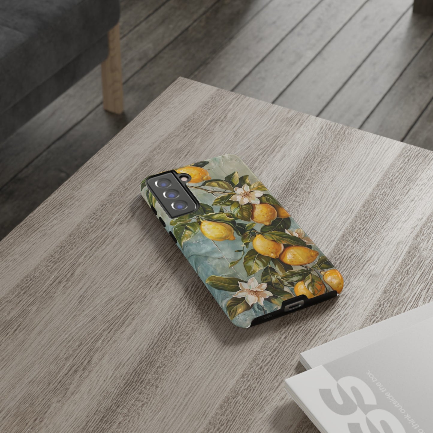 Mediterranean Lemon Tile Oil Painting iPhone 13 Case