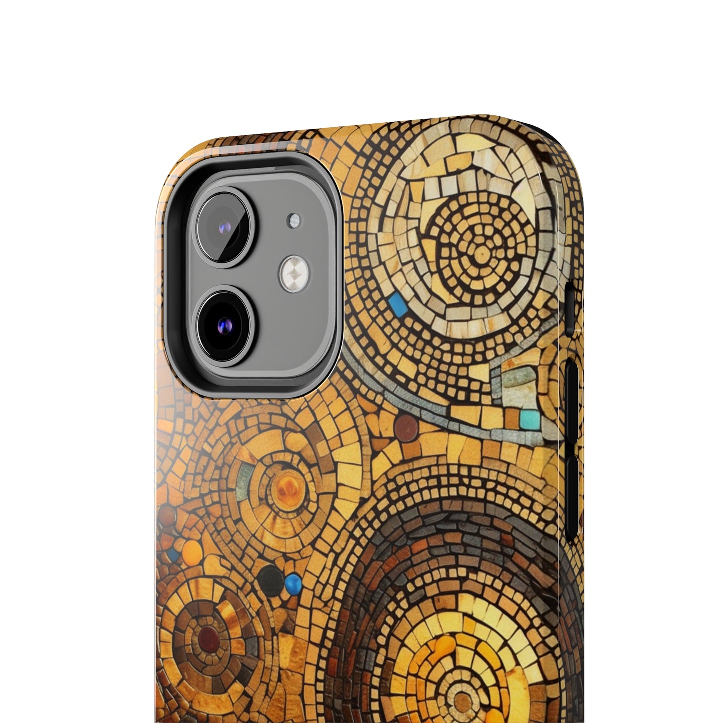 Golden Spiral Tile iPhone Case | Add Glamour and Elegance to Your Device