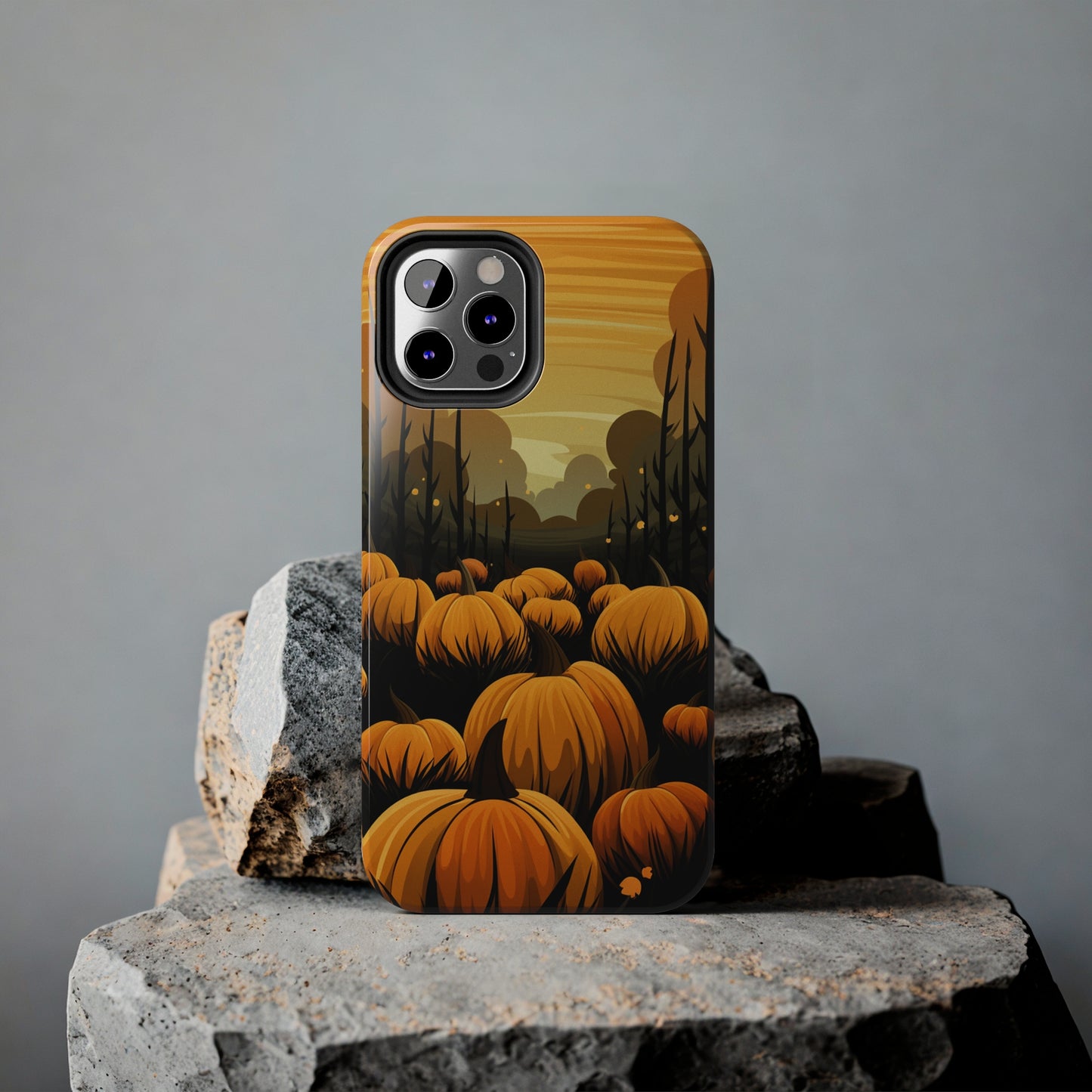 Halloween Fall Pumpkins iPhone Case | Embrace the Spooky Autumn Vibes