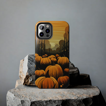 Halloween Fall Pumpkins iPhone Case | Embrace the Spooky Autumn Vibes