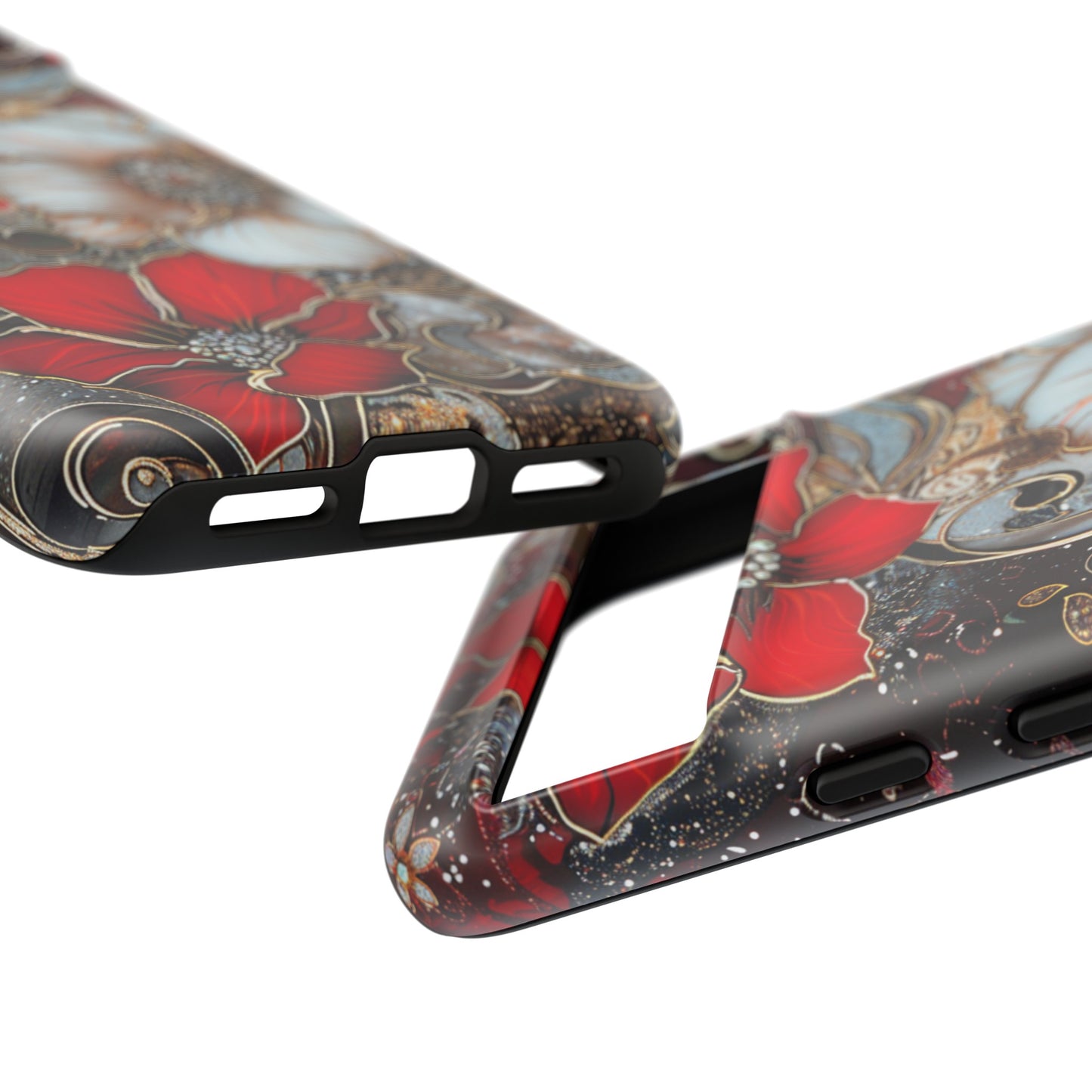 Stained Glass Floral Paisley Explosion Phone Case