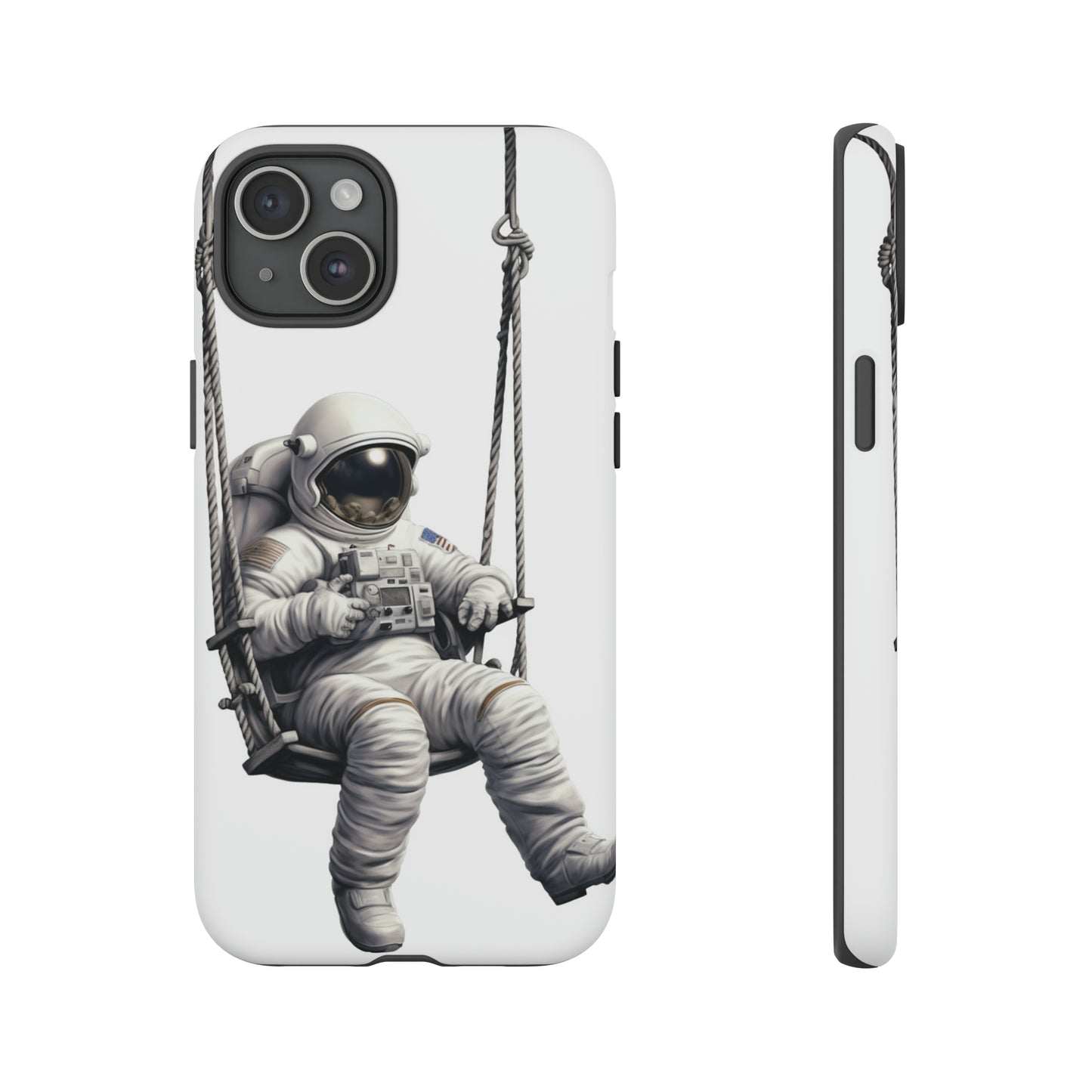 Astronaut on a Swing Phone Case