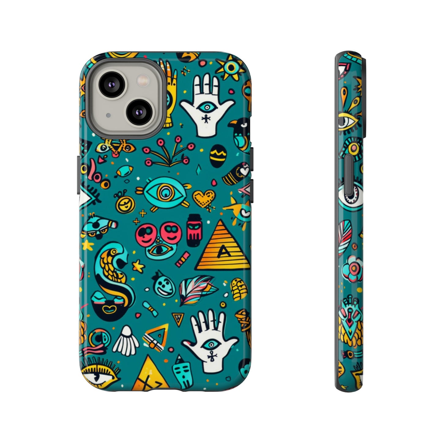 UFOs and Ancient Egypt Talisman Collage Phone Case