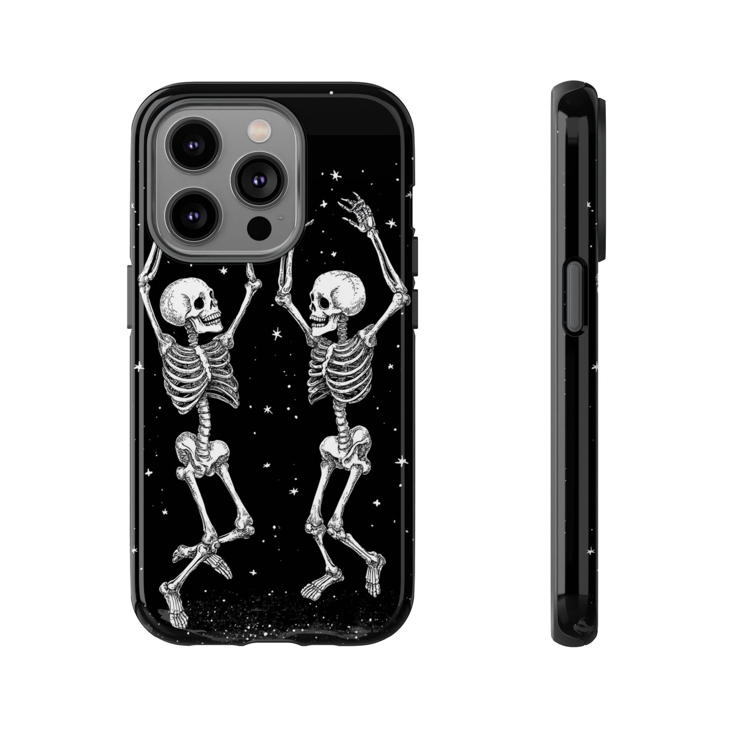 Halloween Dancing Skeletons iPhone Case