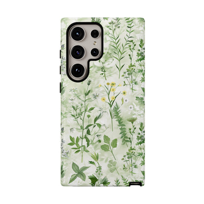 Floral Sage Green Wildflower Phone Case