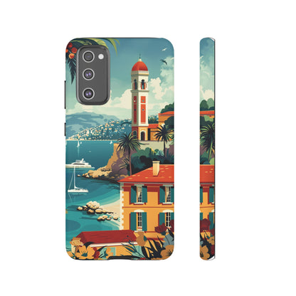 Midcentury French Riviera Landscape Painting Phone Case