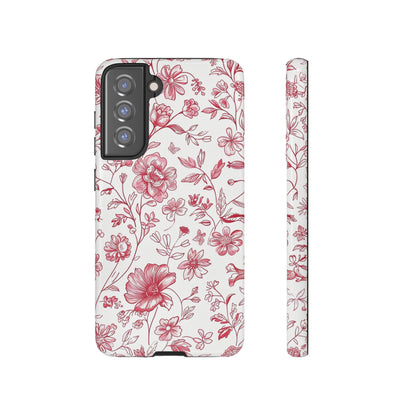 Pink Floral Wildflower Phone Case