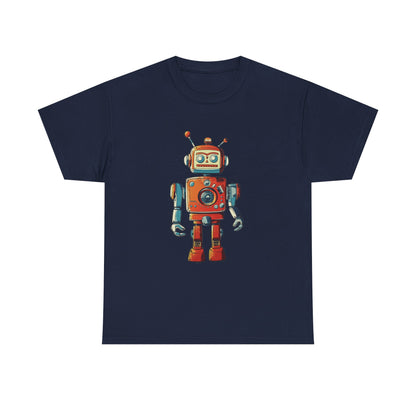 Vintage 60s Robot Toy Sci Fi T Shirt Retro Space Nerd Tee