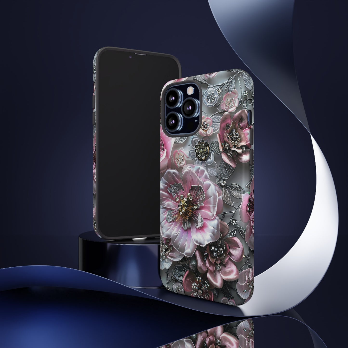 Coquette Aesthetic Floral Art iPhone 15 Case