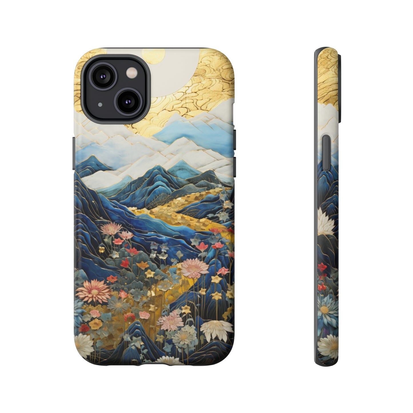 Chiyogami Floral Tough iPhone Case Japanese Boho