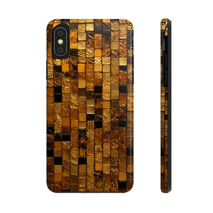 Golden Tile iPhone Case | Add Glamour and Elegance to Your Device