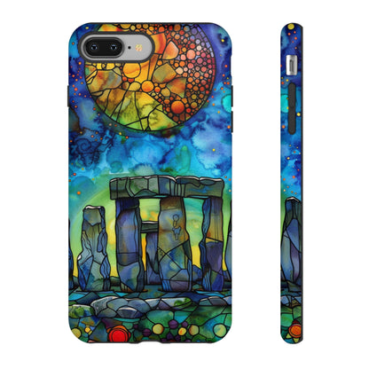 Elegant stained glass phone case for iPhone 15