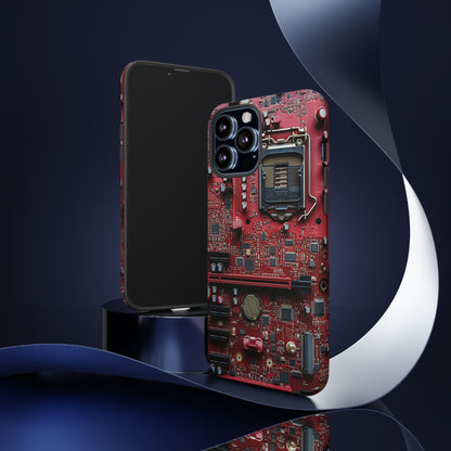 Open Circuit Naked Motherboard Technology Phone Case