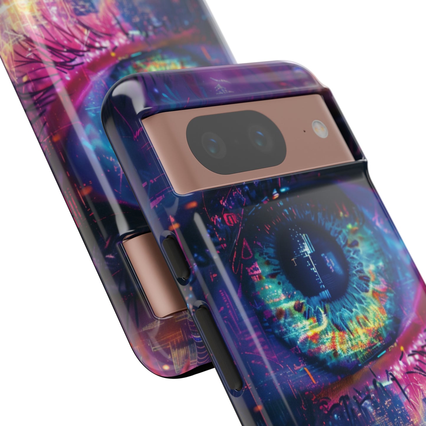 Eye of the Beholder Cyberpunk Art Phone Case