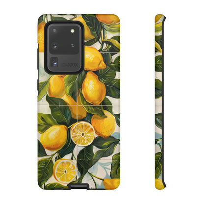 Mediterranean Lemon Italian Tile iPhone 14 Case