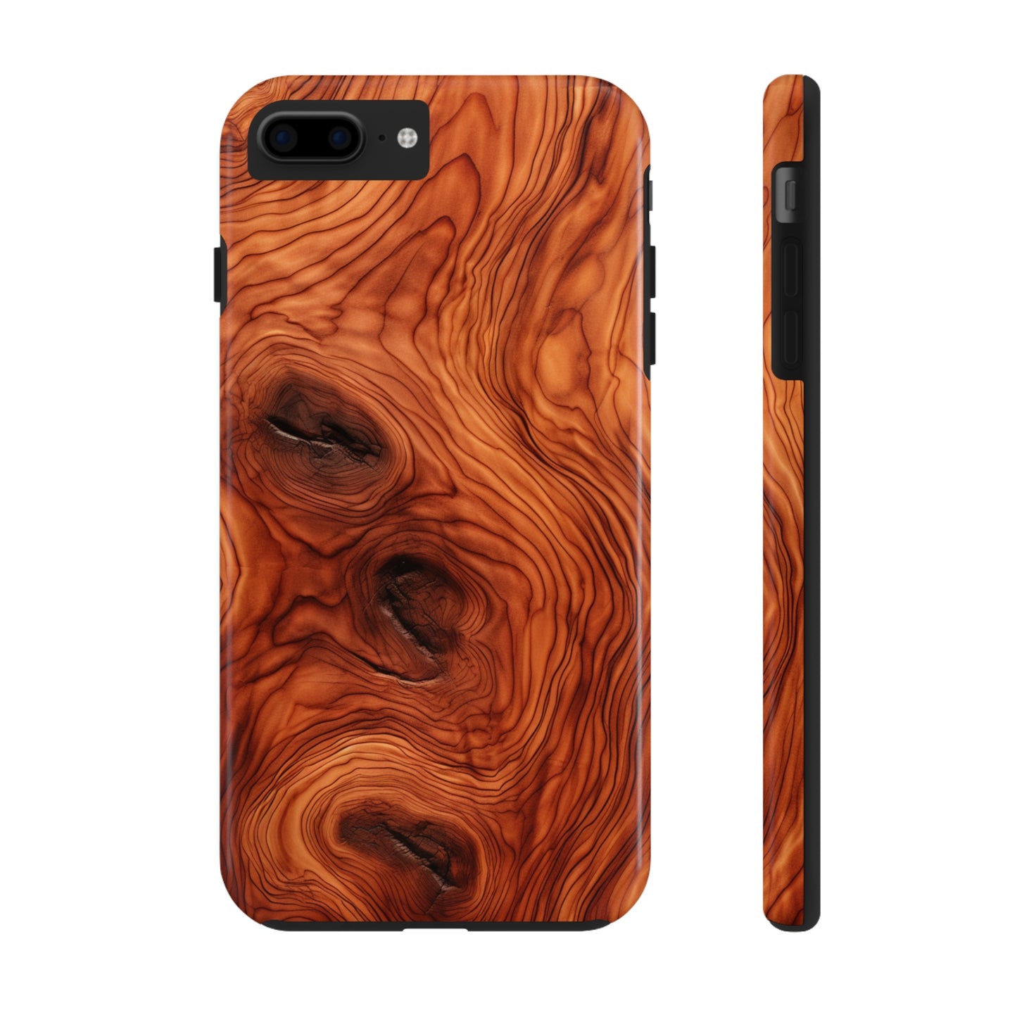 Elegant Timber: Faux Oak Wood Pattern | Dazzling Nature-Inspired iPhone Case