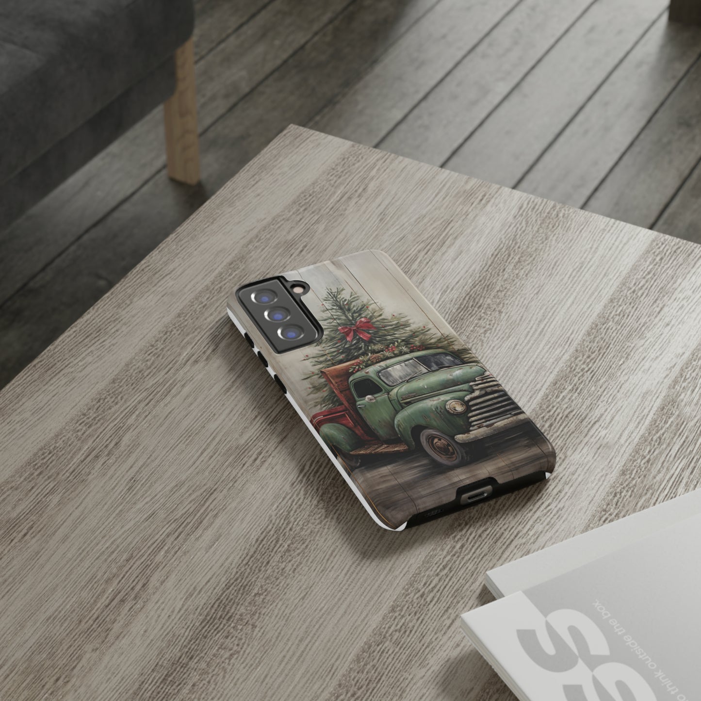 Christmas Pickup Truck Phone Case for iPhone