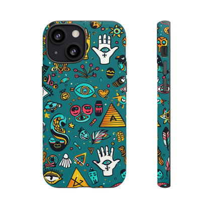 UFOs and Ancient Egypt Talisman Collage Phone Case