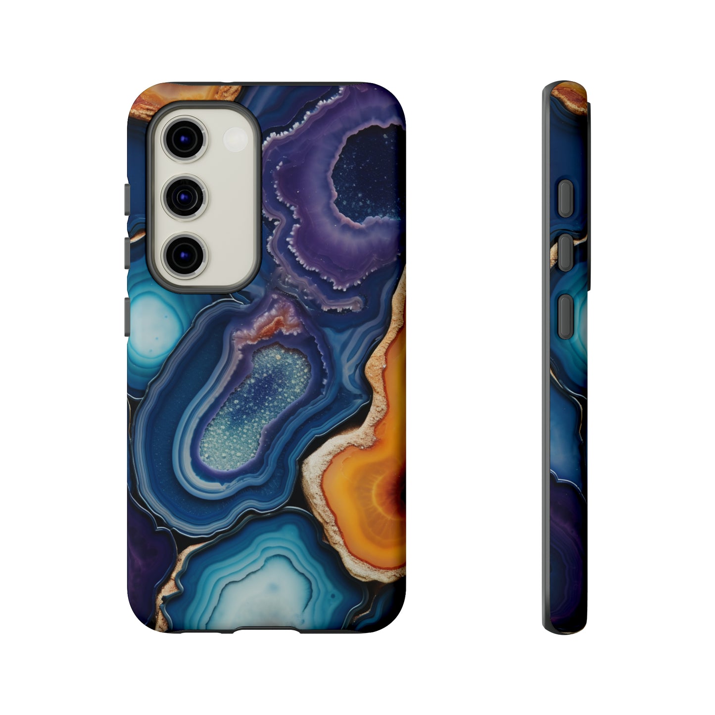 Agate Slice Geode Elegance: Natural Beauty Phone Case